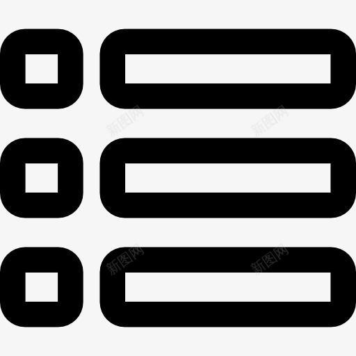 菜单图标png免抠素材_88icon https://88icon.com 多媒体 多媒体选项 按钮 控件 用户界面 界面 网页 菜单 酒吧