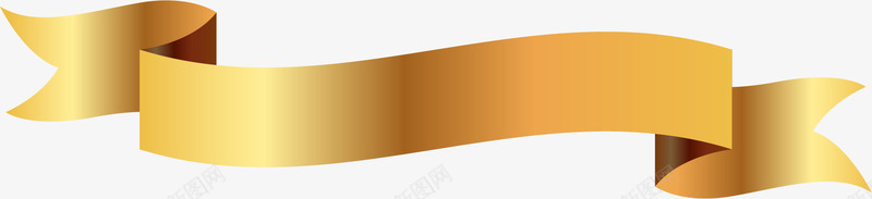手绘金色横幅png免抠素材_88icon https://88icon.com 大气 手绘 条幅 装饰标签 装饰横幅 金色横幅