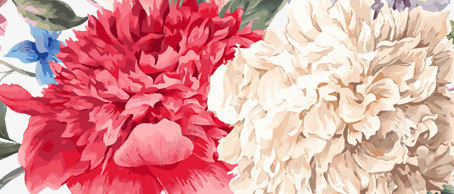 手绘鲜花展架模板psd_88icon https://88icon.com X展架设计 x展架 展架 展架模板 展架海报 手绘 海报素材 炫彩展架 鲜花