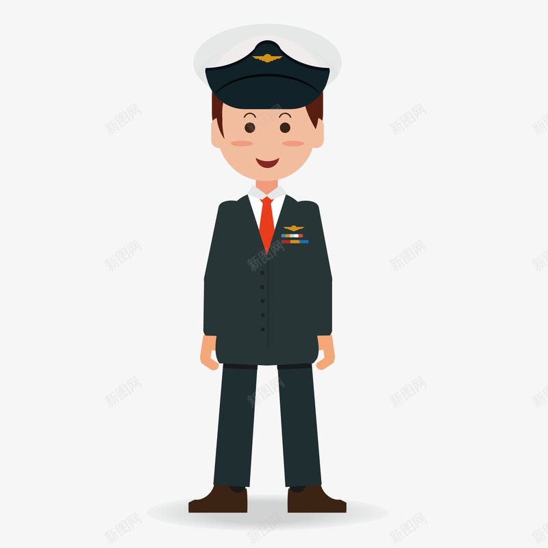 卡通海关矢量图eps免抠素材_88icon https://88icon.com 卡通 卡通海关 海关 海关制服 职业 职业人物 船员 矢量图