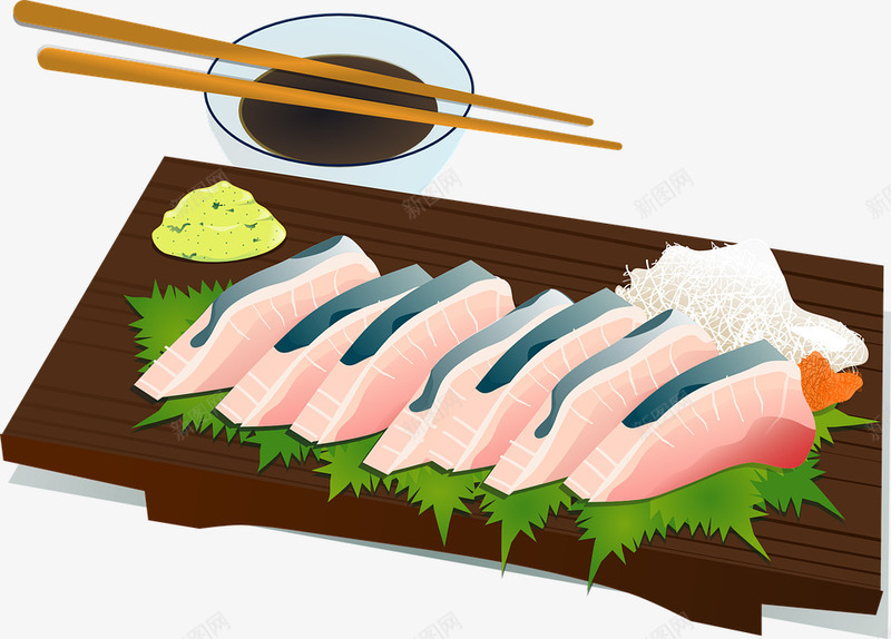 日式三文鱼片png免抠素材_88icon https://88icon.com 三文鱼片 日式 日式料理