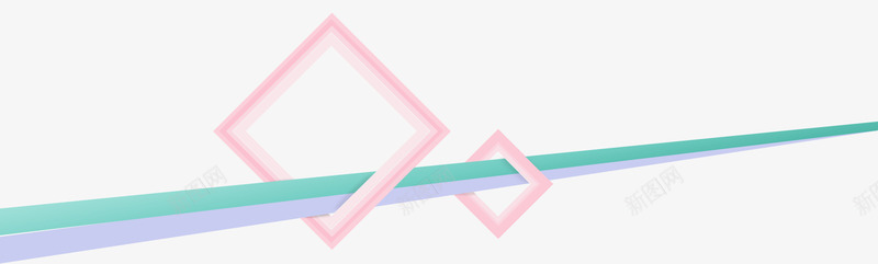 banner背景装饰png免抠素材_88icon https://88icon.com 不规则 方形 线条