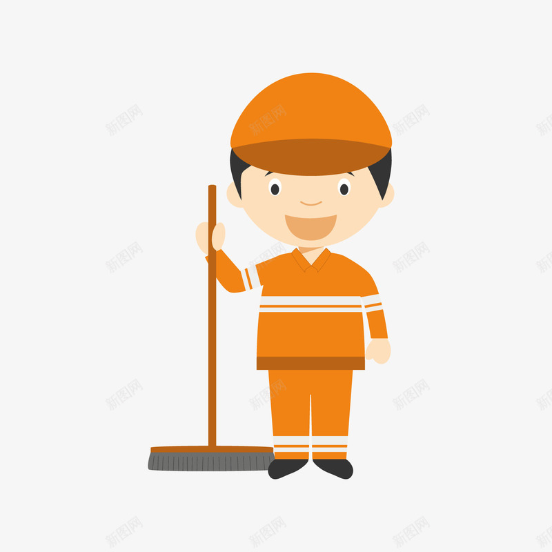 黄色衣服清洁工卡通插画矢量图ai免抠素材_88icon https://88icon.com 人物 卡通插画 工作 打扫 拿扫把的人 清洁工 矢量图 社区清洁 衣服 马路 黄色