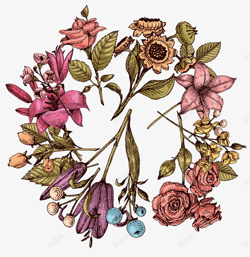 复古花卉花朵图案边框矢量图ai免抠素材_88icon https://88icon.com 不规则边框 各式花纹 商品标签框 商品框 植物花卉 款式边框 相框 线条边框 花朵边框 花样底纹 花纹矢量 花边框 装饰边框 设计 矢量图