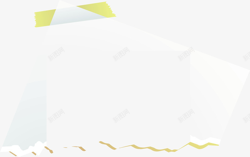 白色加黄色不规则撕裂纸张背景png免抠素材_88icon https://88icon.com 不规则 撕裂 白色 纸张 背景 黄色