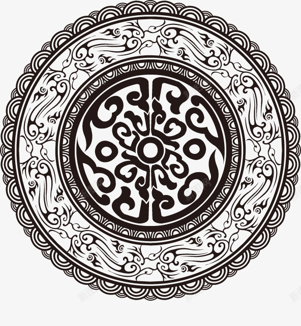 花纹png免抠素材_88icon https://88icon.com 中国风花纹底纹图案素材 手绘图形装饰图纹