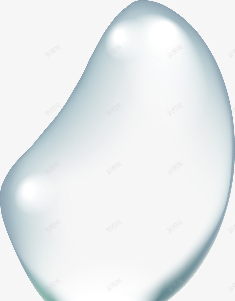 蓝色不规则水珠png免抠素材_88icon https://88icon.com 不规则 免抠PNG 水流 水珠 液体 清新 蓝色