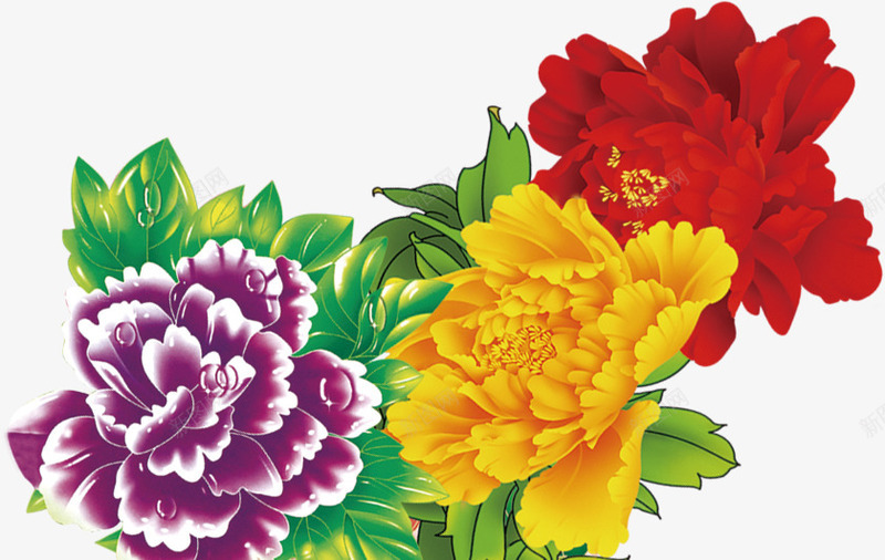 春节富贵花挂历png免抠素材_88icon https://88icon.com 富贵 挂历 春节 设计