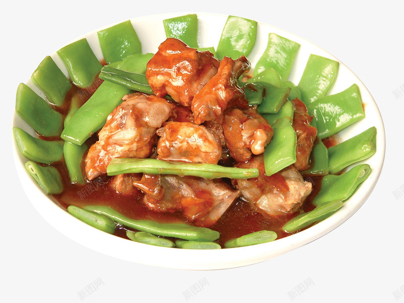 扁豆炖排骨png免抠素材_88icon https://88icon.com 扁豆 排骨 菜品 食品 食物 餐饮 餐饮图片