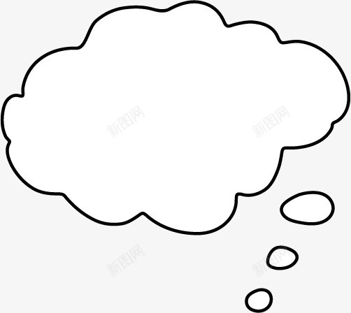 不规则云朵png免抠素材_88icon https://88icon.com png图形 png装饰 不规则 云朵 对话框 装饰