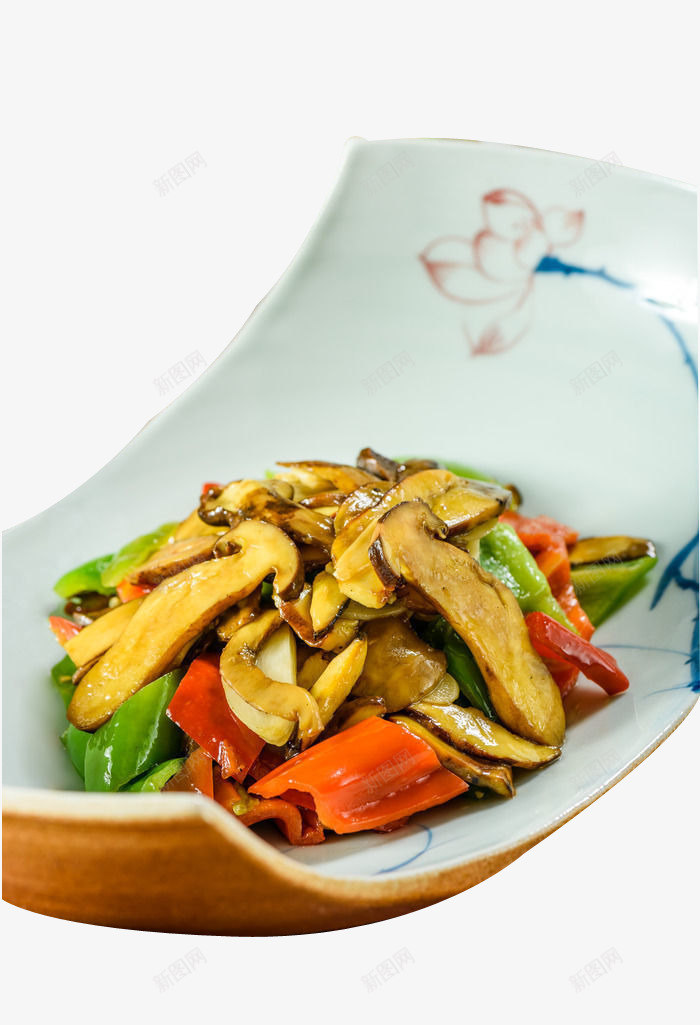 双椒炒菇png免抠素材_88icon https://88icon.com 双椒炒菇 美味 美食 餐饮 饮食