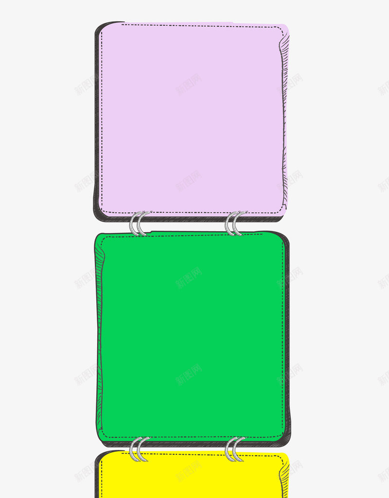 彩色信签纸png免抠素材_88icon https://88icon.com 信签纸 信签纸免抠图片 信签纸矢量 彩色 排列 时尚信签纸 紫色 绿色 边框