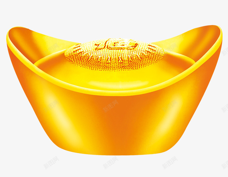 金色扁平元宝文字图腾png免抠素材_88icon https://88icon.com 卡通 大元宝 扁平元宝 文字图腾 装饰 金色