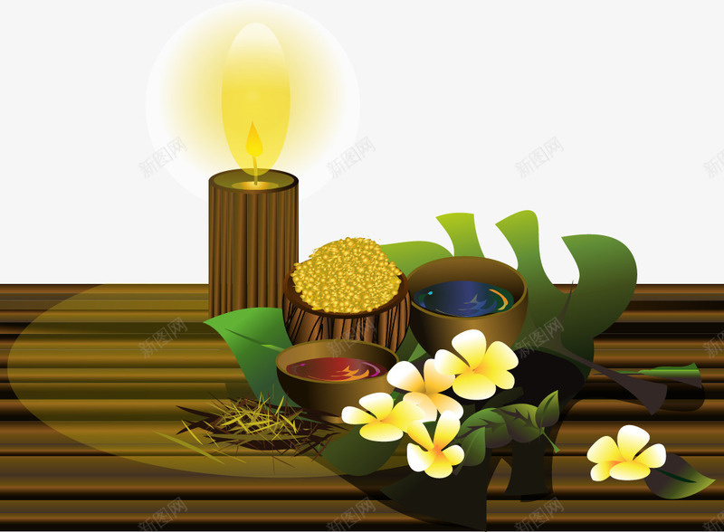 水疗spapng免抠素材_88icon https://88icon.com spa 树叶 水疗 水疗spa矢量素材 花朵 蜡烛