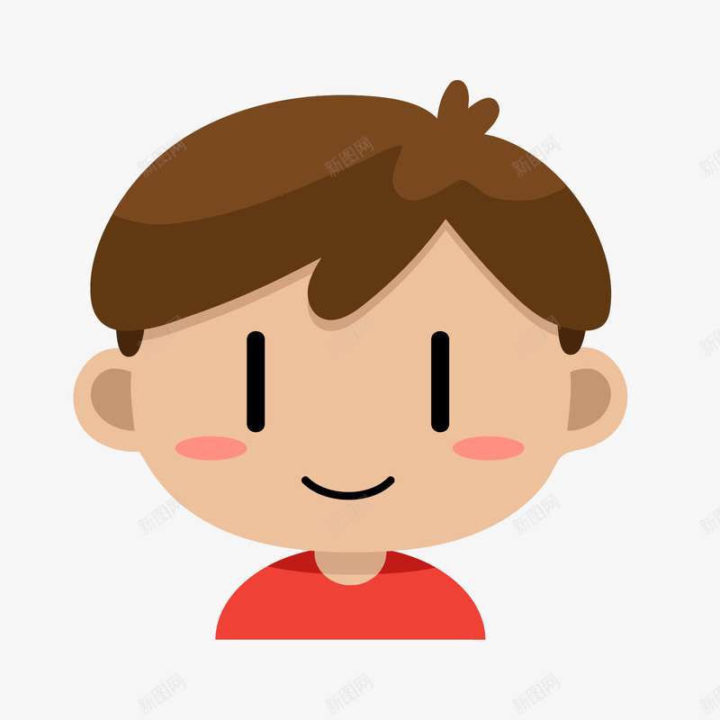 灰红色卡通男孩头像矢量图ai免抠素材_88icon https://88icon.com 卡通 卡通头像 灰色 男孩 男孩头像 红色 矢量图