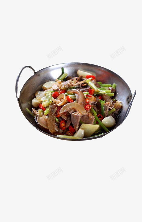 干锅带皮黄牛肉png免抠素材_88icon https://88icon.com 产品实物 搭配 牛肉 美味 菜肴 蔬菜