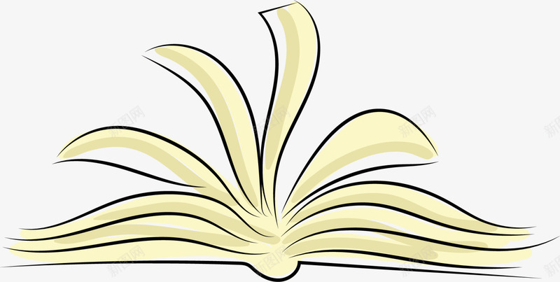 开学季翻开的书本png免抠素材_88icon https://88icon.com 上学 学习用品 开学季 教育 翻开的书本 读书