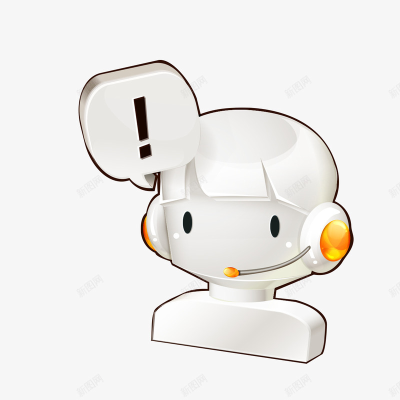 白色的客服形象png免抠素材_88icon https://88icon.com 形象 白色 白色的客服形象 立体