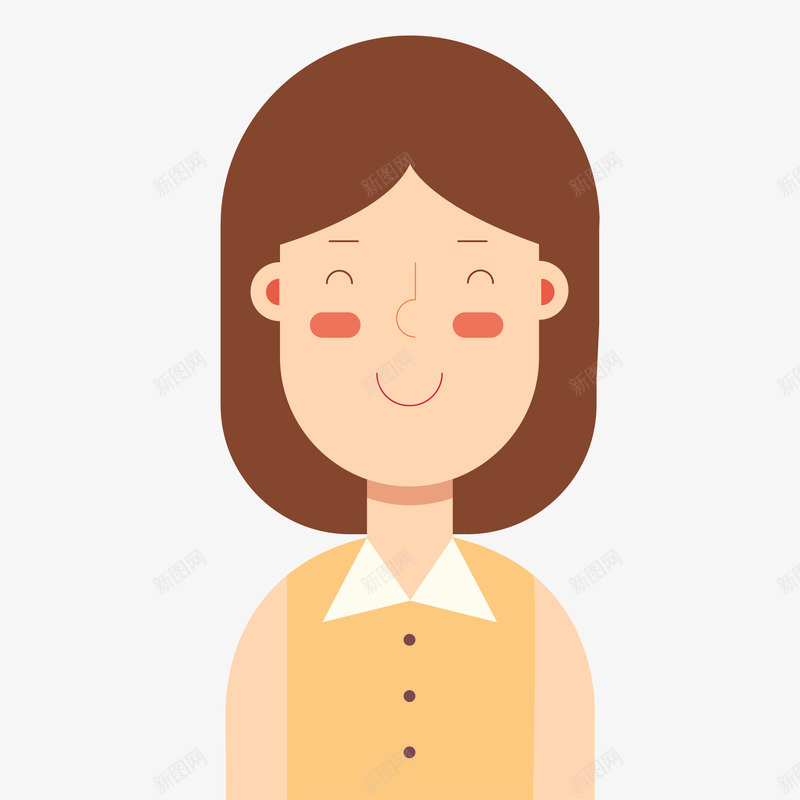 慈祥的妈妈人物矢量图ai免抠素材_88icon https://88icon.com 人物设计 卡通 妈妈 微笑 慈祥 母亲节 矢量图