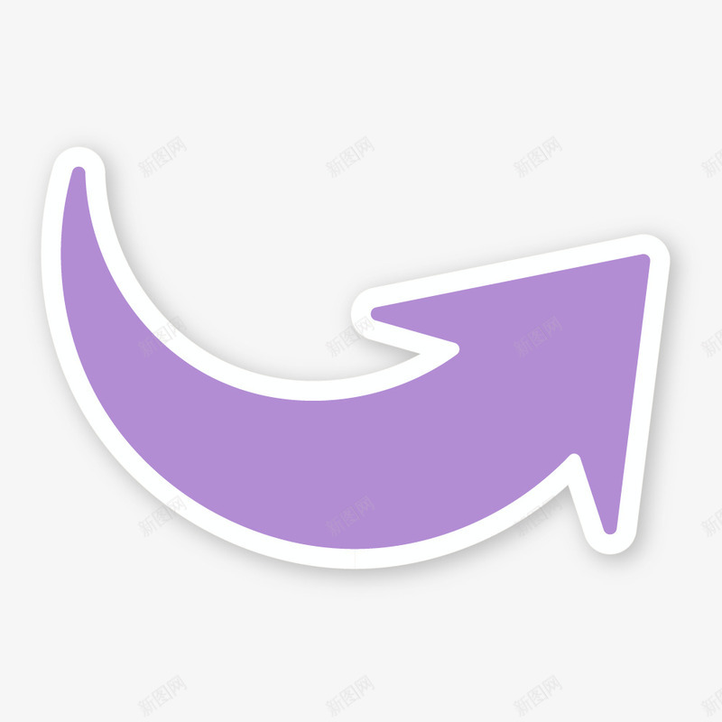 创意紫色箭头矢量图ai免抠素材_88icon https://88icon.com 创意 彩色箭头 手 指引 指示 指针 方向 符号 简约 箭头 箭头矢量 紫色箭头 花边 长箭 颜色 矢量图