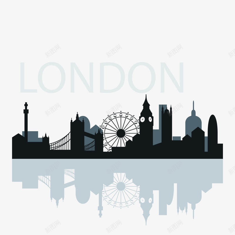 灰色儿童游乐场摩天轮png免抠素材_88icon https://88icon.com png素材 儿童 摩天轮 摩天轮剪影 游乐场 灰色