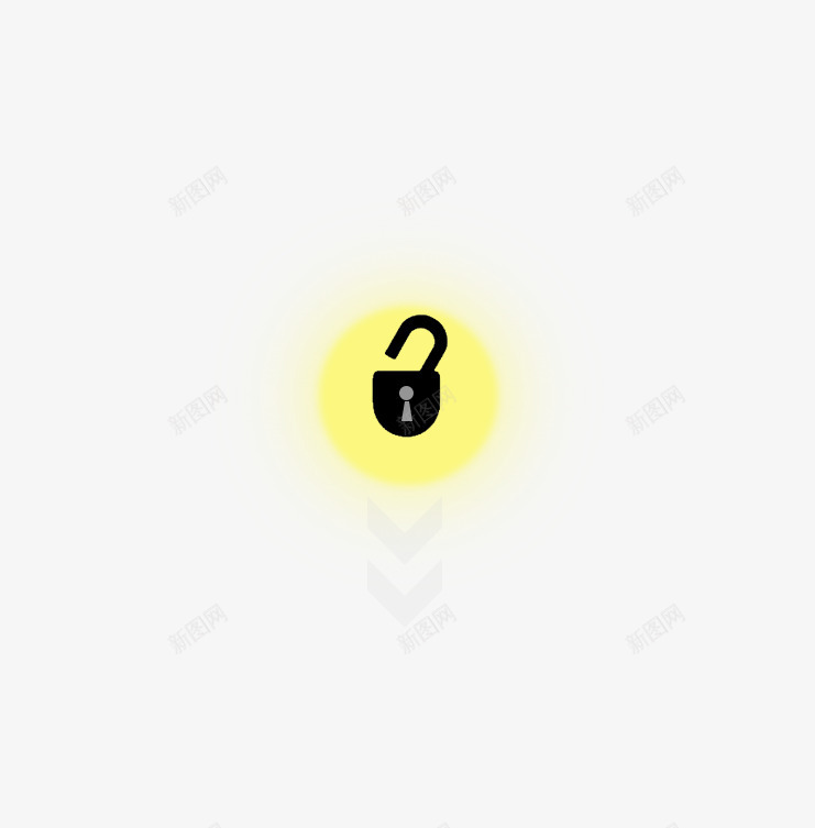 手机滑动解锁png免抠素材_88icon https://88icon.com UI按钮 手机UI 渐变 滑动解锁 解锁 黄色