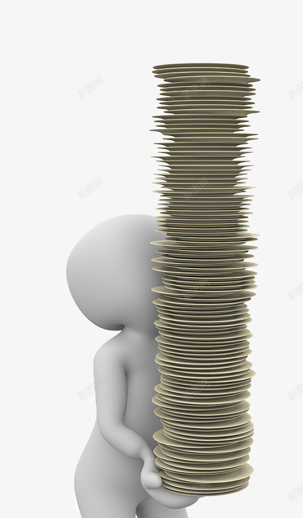 搬书的人png免抠素材_88icon https://88icon.com 3D小人 书本 书籍 搬运工 教育