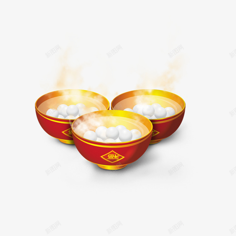 元宵汤圆图png免抠素材_88icon https://88icon.com 元宵 喜庆 汤圆 红色 过节