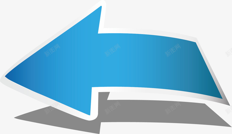 交通指挥标志标签矢量图ai免抠素材_88icon https://88icon.com 不规则图形 交通标志 标签 箭头 蓝色 矢量图
