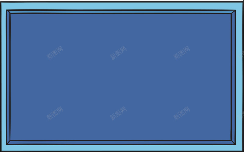 蓝色的黑板矢量图eps免抠素材_88icon https://88icon.com 开学季 矢量png 蓝色 蓝色黑板 黑板 矢量图