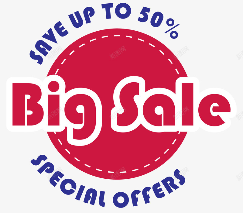 商场打折高端标签png免抠素材_88icon https://88icon.com BIG SALE 商场打折 折扣 欧式 英文 装饰图案