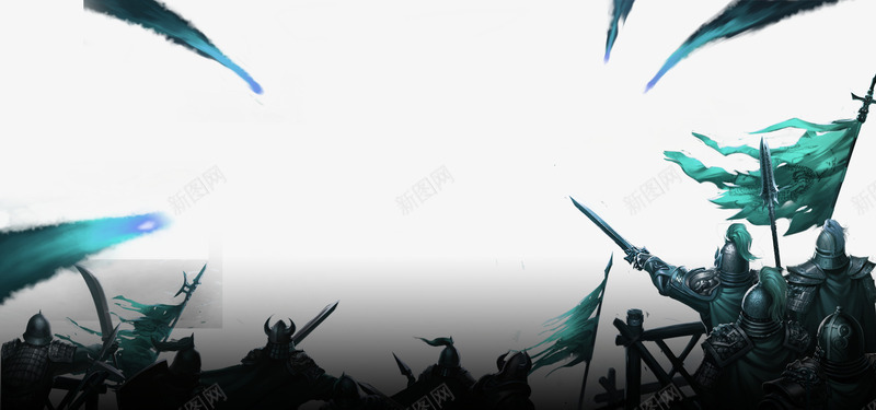 蓝色大气士兵边框纹理png免抠素材_88icon https://88icon.com 免抠PNG 士兵 大气 蓝色 边框纹理