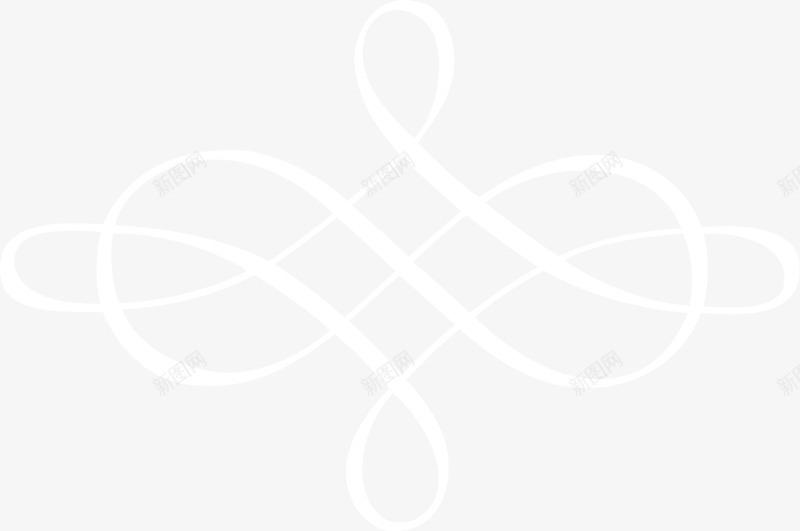 中国风白色中国结png免抠素材_88icon https://88icon.com 中国风 交错 古典中国结 唯美中国结 大气 白色中国结