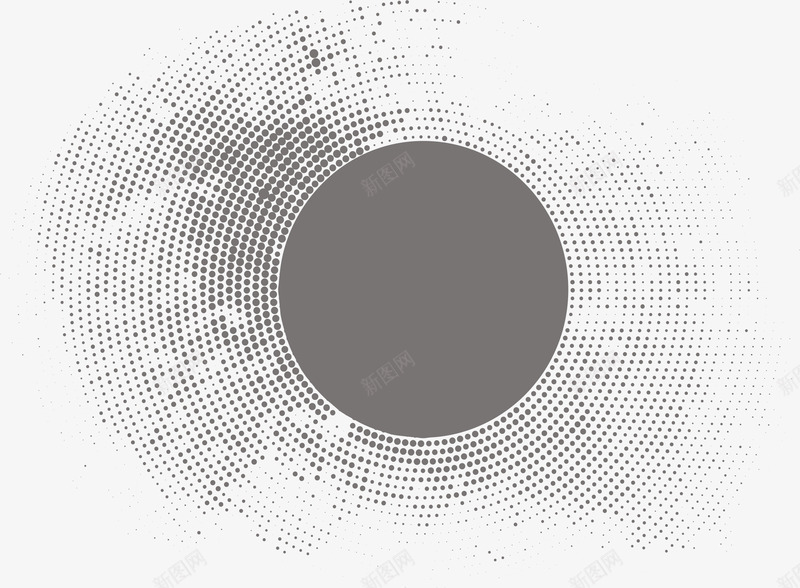 灰色科技感波点花纹矢量图ai免抠素材_88icon https://88icon.com 波点 灰色波点 矢量png 科技感 科技花纹 花纹 矢量图