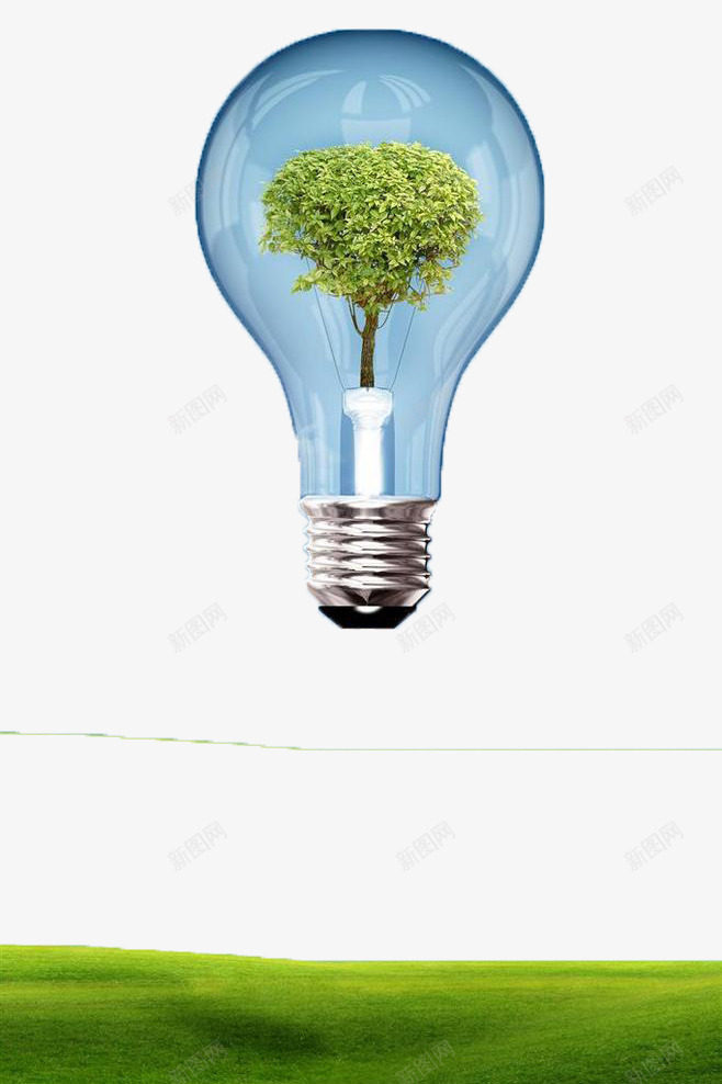 灯泡里的树png免抠素材_88icon https://88icon.com 大气 有特色 灯泡 简约 精致 紧致 造型独特