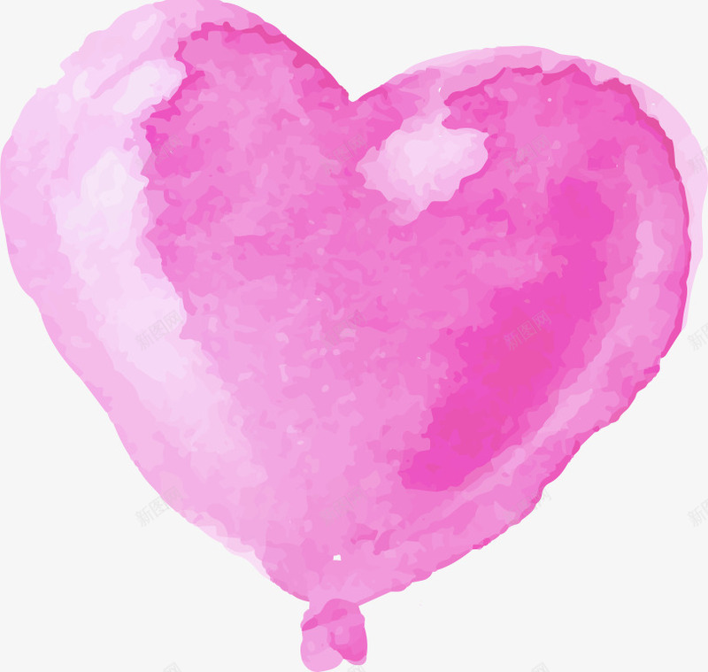 紫色水彩爱心气球png免抠素材_88icon https://88icon.com LOVE 婚庆 心形 情人节 浪漫 爱心气球 爱情