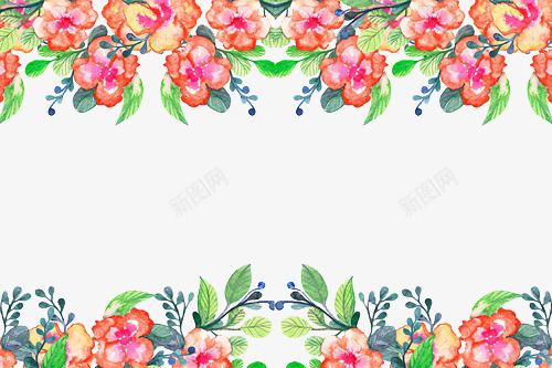 五彩花png免抠素材_88icon https://88icon.com 典雅 大气 有气质 欧式风 清新 简约