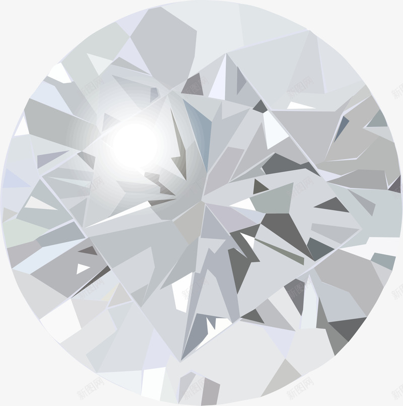 奢华透明钻石png免抠素材_88icon https://88icon.com 唯美钻石 大气 奢华钻石 白色光晕 透明钻石 高贵