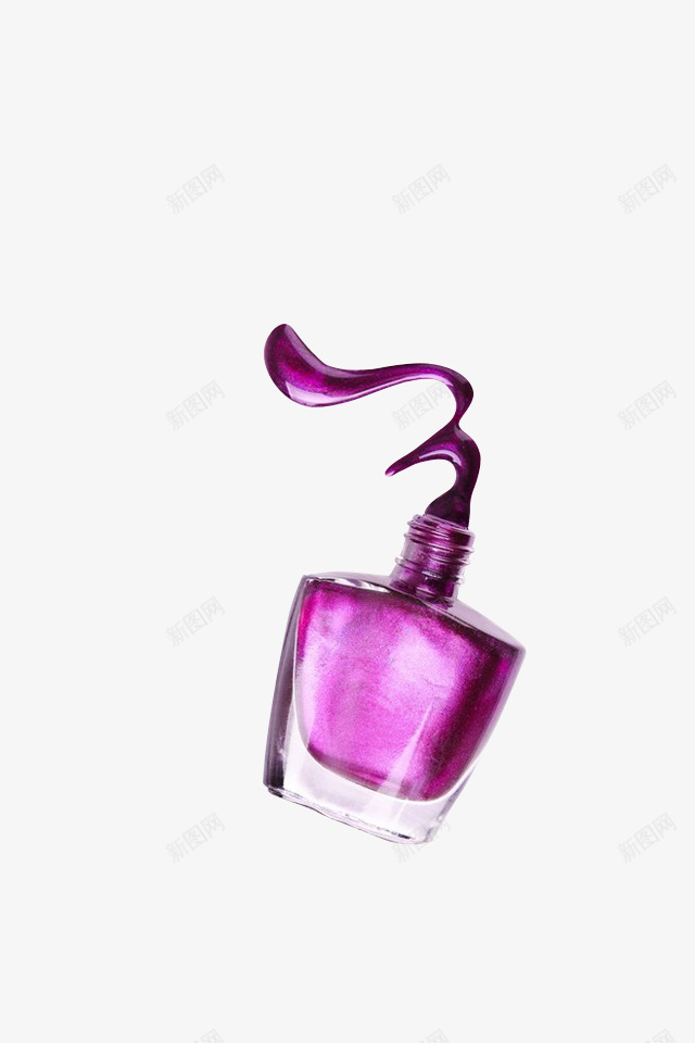 紫色指甲油png免抠素材_88icon https://88icon.com 指甲油 紫色