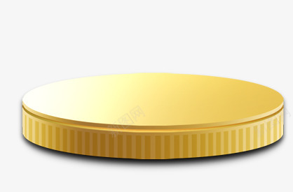 金色圆形展台png免抠素材_88icon https://88icon.com 圆形 展台 活动素材 金色