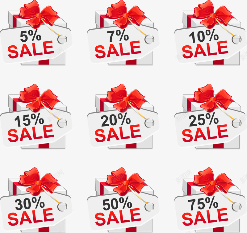 精美多款sale促销标签矢量图ai免抠素材_88icon https://88icon.com sale 促销 多款 标签 礼盒 精美 矢量图