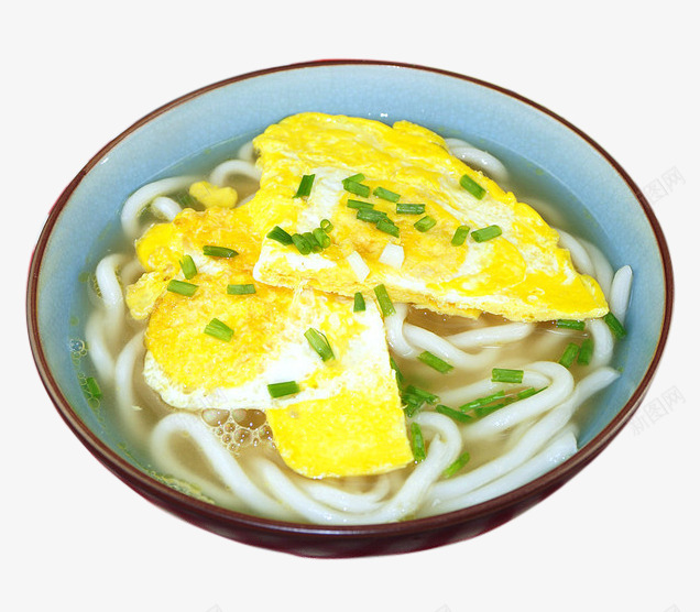 牛肉鸡蛋乌冬面png免抠素材_88icon https://88icon.com 乌冬面 快手面食 牛肉 美食 葱花 鸡蛋