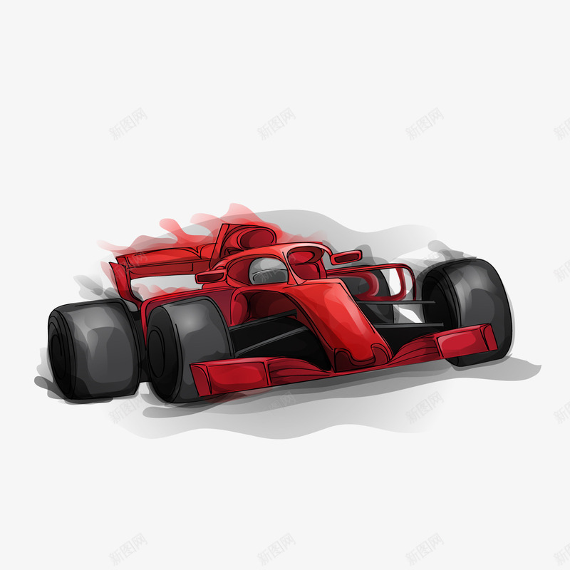 风驰电掣矢量图ai免抠素材_88icon https://88icon.com 3D PNG免抠图下载 红色 装饰 赛车 跑车 矢量图