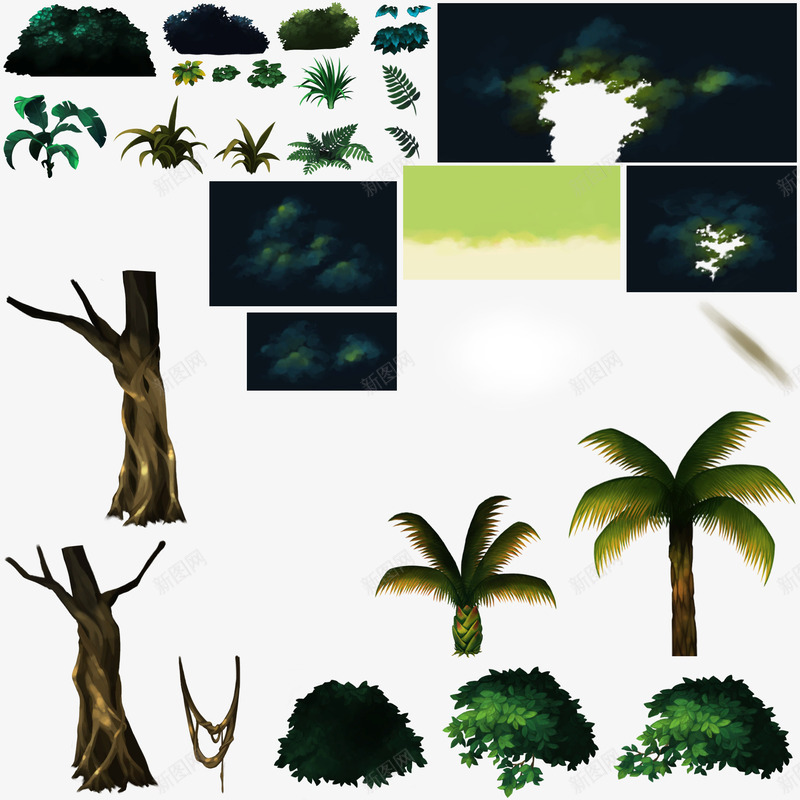 3D旗帜png免抠素材_88icon https://88icon.com 3D卡通场景 3D花草 房屋 抽象花草 树木 欧美房屋