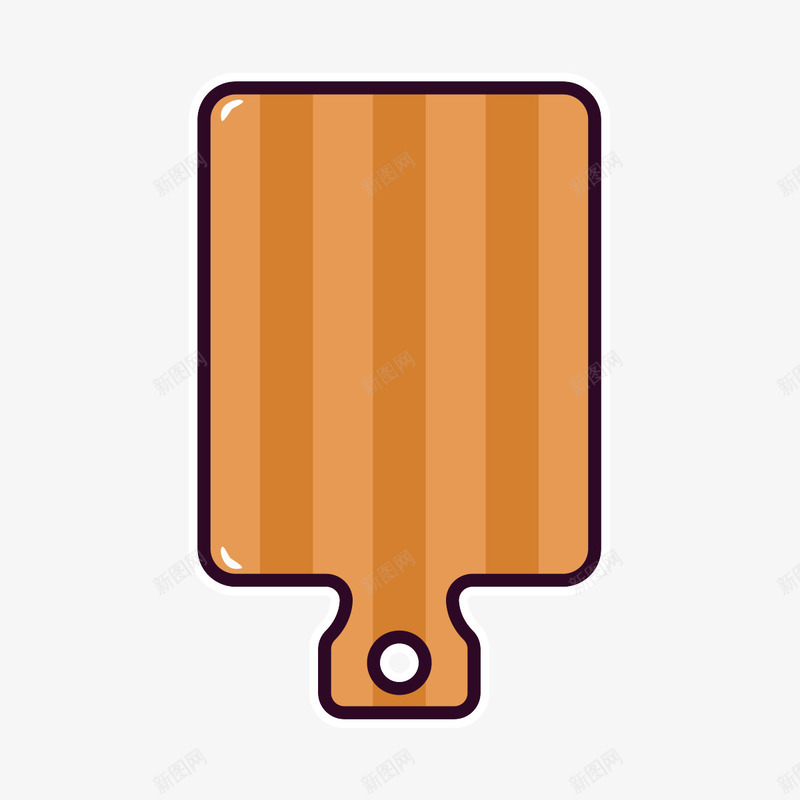 卡通菜板png免抠素材_88icon https://88icon.com 厨具 厨房 厨房用品 广告设计 彩色 彩色厨房用品 扁平化 菜板 设计