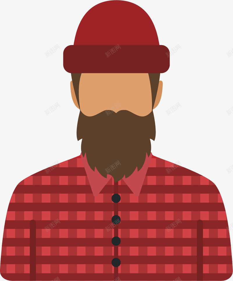 格子衫卡通风格伐木工矢量图eps免抠素材_88icon https://88icon.com 伐木工 伐木工符号 卡通符号 木工师傅 格子衫 矢量图 矢量符号 符号