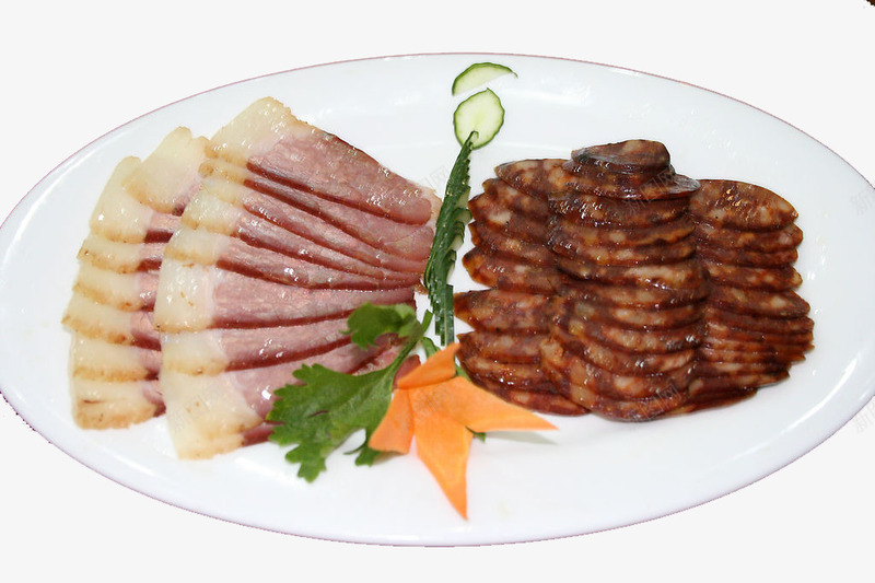 瓦家双拼元png免抠素材_88icon https://88icon.com 中华美食 传统美食 凉肉拼盘 凉菜 熟菜 盘子 美味 装饰 餐饮美食 鲜花