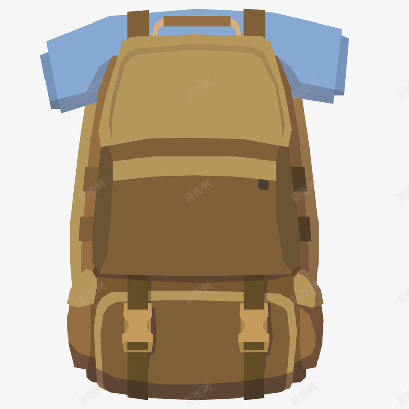 登山背包png免抠素材_88icon https://88icon.com 出游 攀爬工具 旅行 行李 锻炼