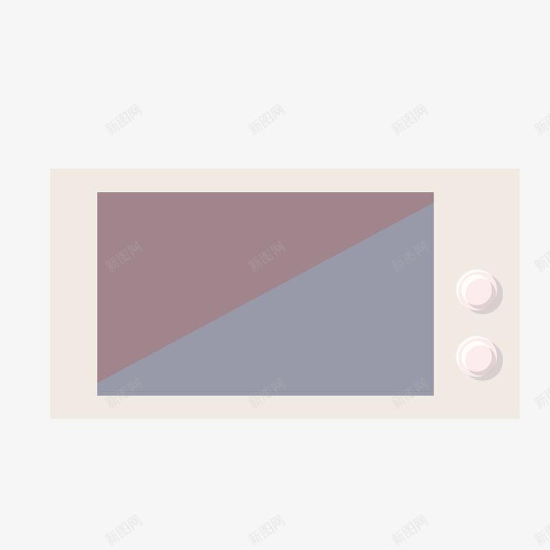 卡通扁平化微波炉矢量图ai免抠素材_88icon https://88icon.com 卡通 厨房用品 家电 微波炉 烹饪 电器 矢量图