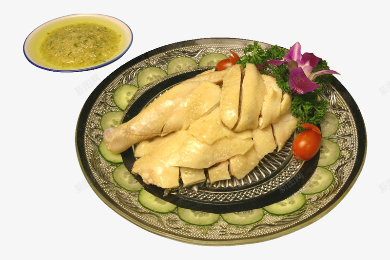 特色三黄鸡png免抠素材_88icon https://88icon.com 传统美食 特色菜品 餐饮美食
